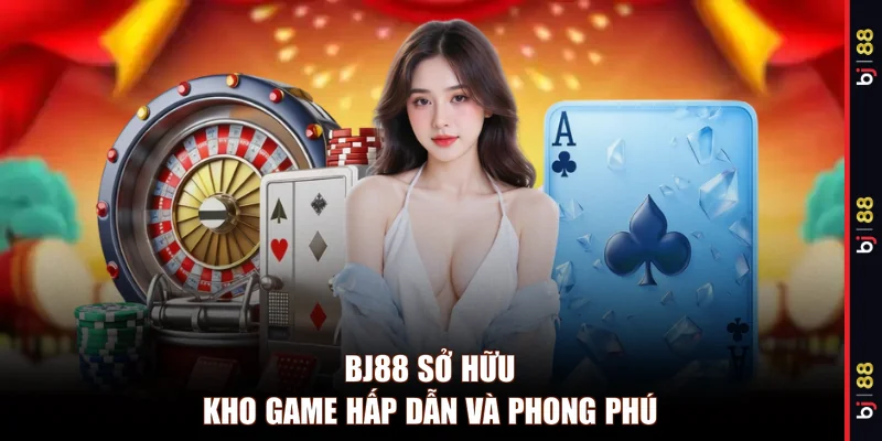BJ88 sở hữu kho game hấp dẫn và phong phú 