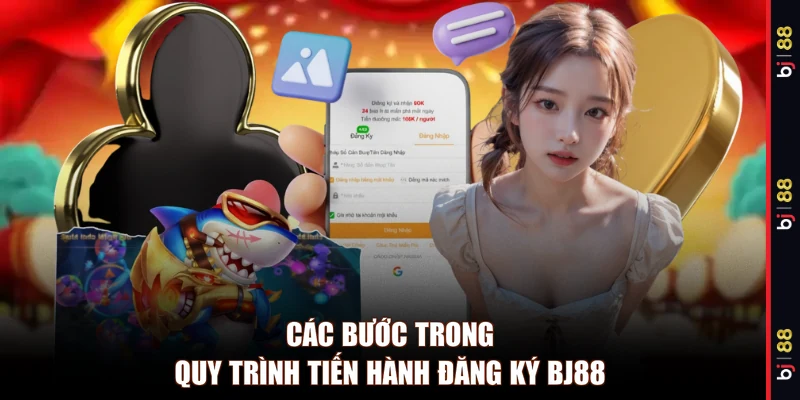 Các bước trong quy trình tiến hành đăng ký BJ88