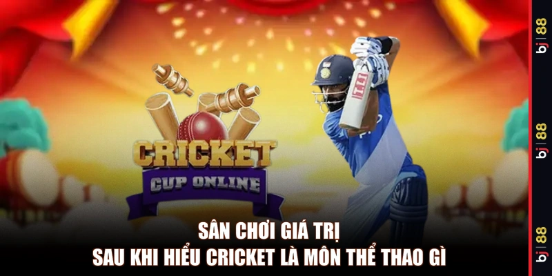 Sân chơi giá trị sau khi hiểu cricket là môn thể thao gì