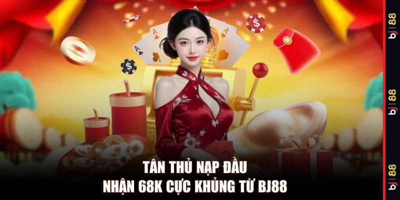 Tân thủ nạp đầu nhận 68K cực khủng từ BJ88